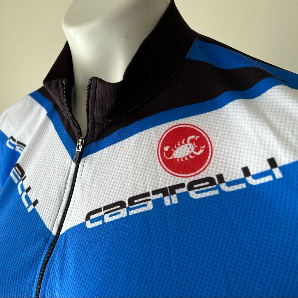 CASTELLI Unisex Short-Sleeve Full Zip Cycling Jersey, L